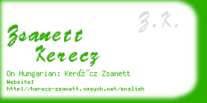 zsanett kerecz business card